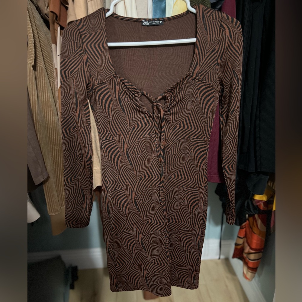 Mini long sleeve Zara dress size small